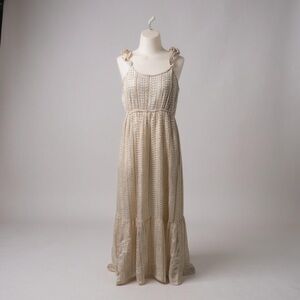 Jessica Simpson Ruffled Sleeve Maxi Dress